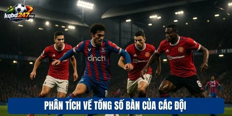 BXH 95 Phân tích về tổng số bàn của các đội