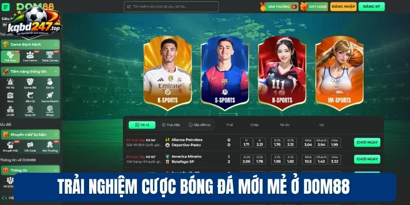 Nhà Cái Uy Tín - Bảng Xếp Hạng 10 Nhà Cái Bóng Đá Xanh Chín 7 Trải nghiệm cược bóng đá mới mẻ ở Dom88