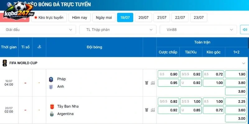 Nhận định kèo trước giờ tranh hang 3