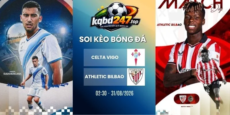 Kèo nhà cái Celta Vigo vs Athletic Bilbao - La Liga, 01/09/2026