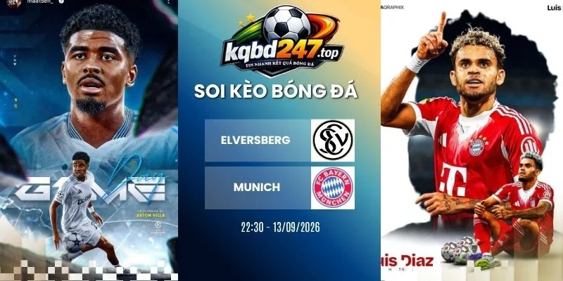 Soi kèo Elversberg vs Bayern Munich - Bundesliga, 13/09/2026
