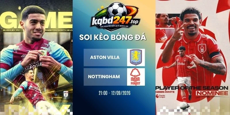 Soi kèo nhà cái Aston Villa vs Nottingham - NHA, 12/09/2026