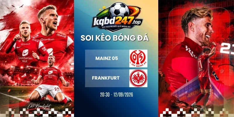 Soi kèo nhà cái Mainz 05 vs Frankfurt - Bundesliga, 12/09/2026
