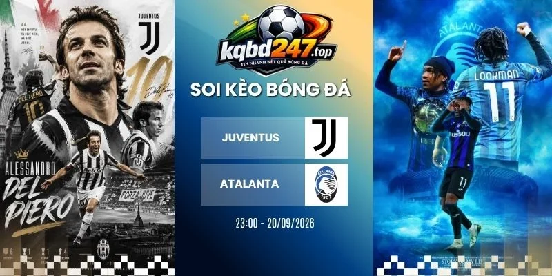 Tỷ lệ kèo Juventus vs Atalanta - Serie A, 20/09/2026