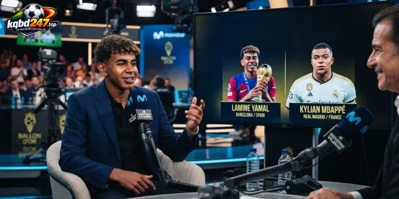 Yamal tự tin vượt Mbappe trong cuộc đua Quả bóng Vàng